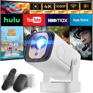 Wowlink W206 Smart Projector (White)