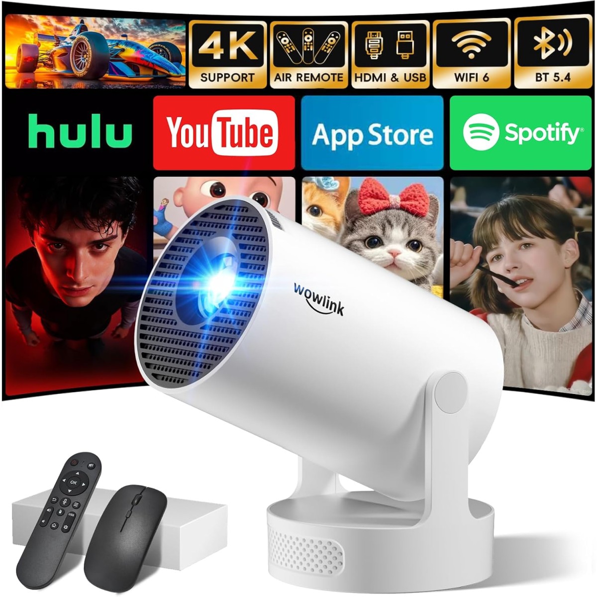 Wowlink W210 Mini Projector (White)